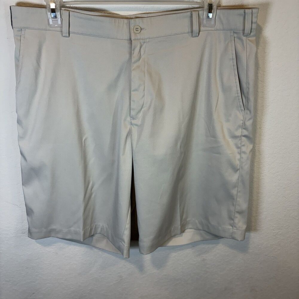 Nike Golf Tour Performance Mens Shorts Size 38 Tan Dri-Fit Chino Athletic